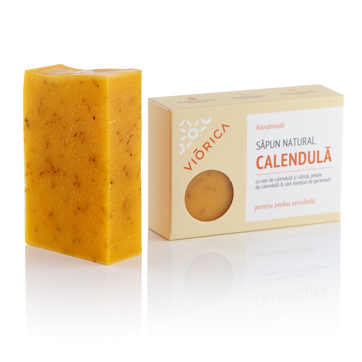 Calendula natural handmade soap